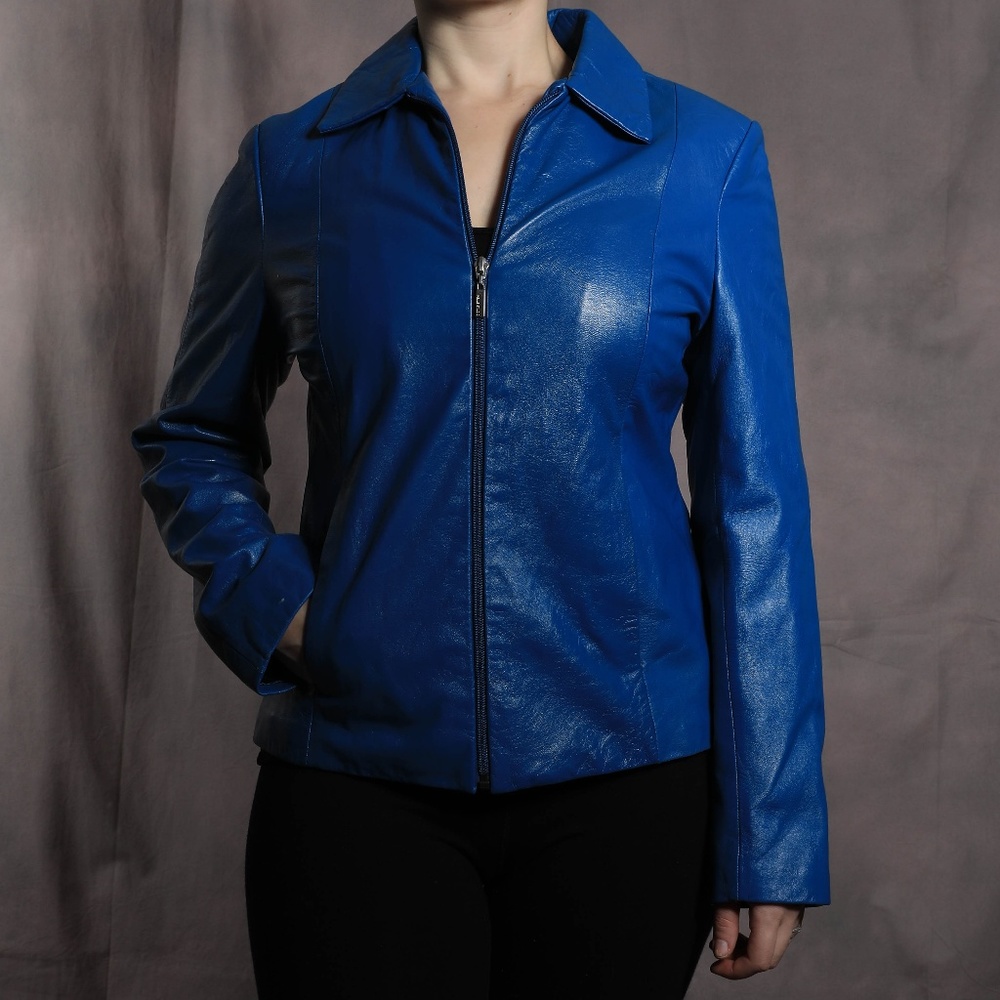 Vintage Blue Wilsons Leather